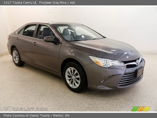 2017 Toyota Camry LE in Predawn Gray Mica