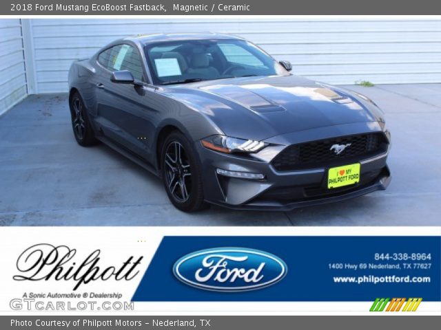 2018 Ford Mustang EcoBoost Fastback in Magnetic