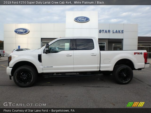 2019 Ford F250 Super Duty Lariat Crew Cab 4x4 in White Platinum