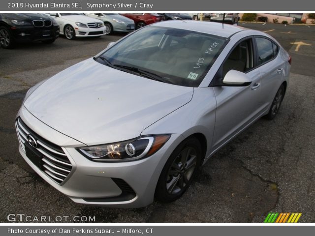 2018 Hyundai Elantra SEL in Symphony Silver