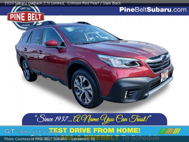 2020 Subaru Outback 2.5i Limited in Crimson Red Pearl