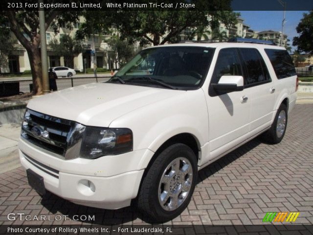2013 Ford Expedition EL Limited in White Platinum Tri-Coat