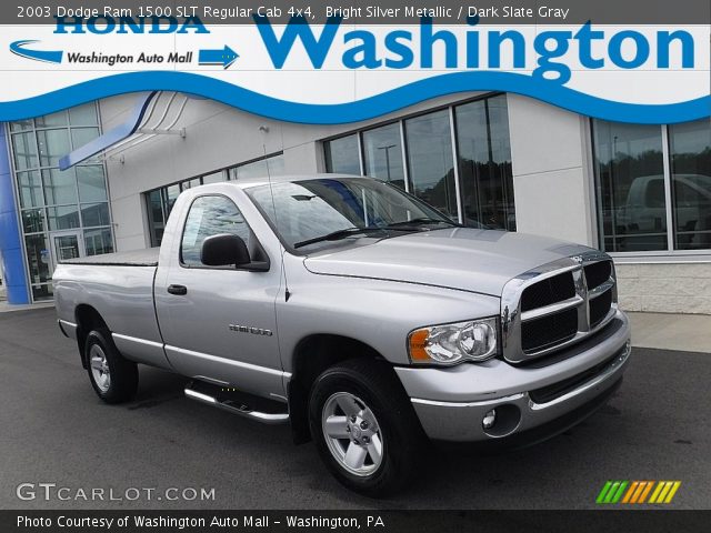 2003 Dodge Ram 1500 SLT Regular Cab 4x4 in Bright Silver Metallic