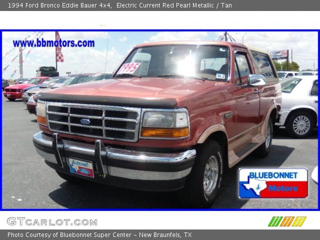 1994 Ford Bronco Eddie Bauer 4x4 in Electric Current Red Pearl Metallic