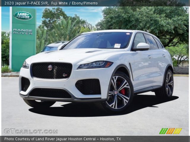 2020 Jaguar F-PACE SVR in Fuji White