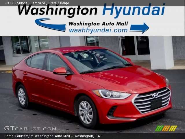2017 Hyundai Elantra SE in Red