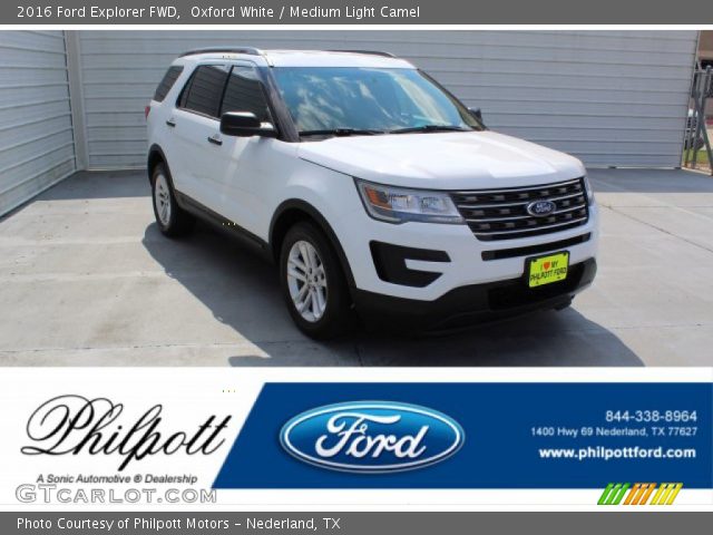 2016 Ford Explorer FWD in Oxford White