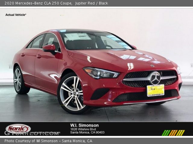 2020 Mercedes-Benz CLA 250 Coupe in Jupiter Red