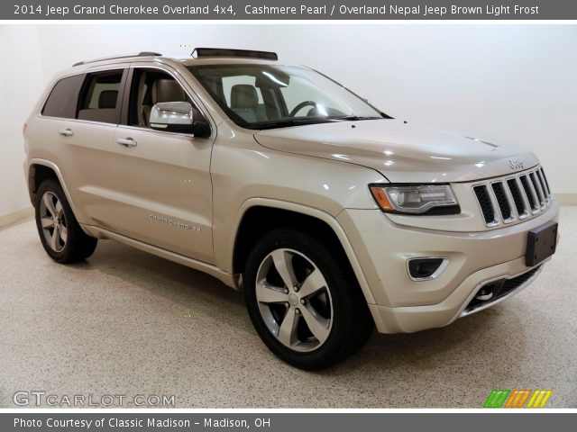 2014 Jeep Grand Cherokee Overland 4x4 in Cashmere Pearl