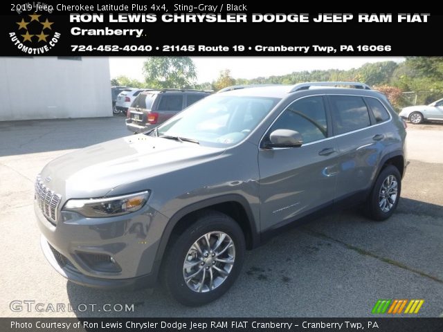 2019 Jeep Cherokee Latitude Plus 4x4 in Sting-Gray