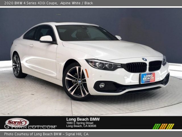 2020 BMW 4 Series 430i Coupe in Alpine White