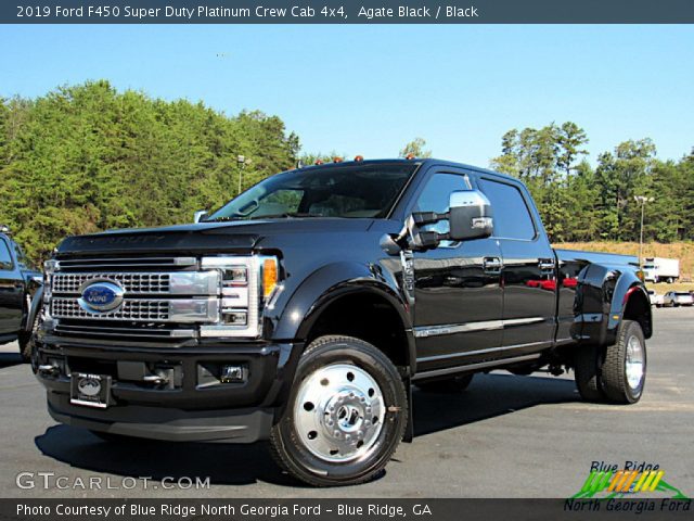 2019 Ford F450 Super Duty Platinum Crew Cab 4x4 in Agate Black