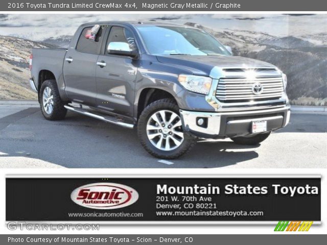 2016 Toyota Tundra Limited CrewMax 4x4 in Magnetic Gray Metallic