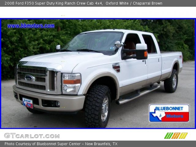 2008 Ford F350 Super Duty King Ranch Crew Cab 4x4 in Oxford White