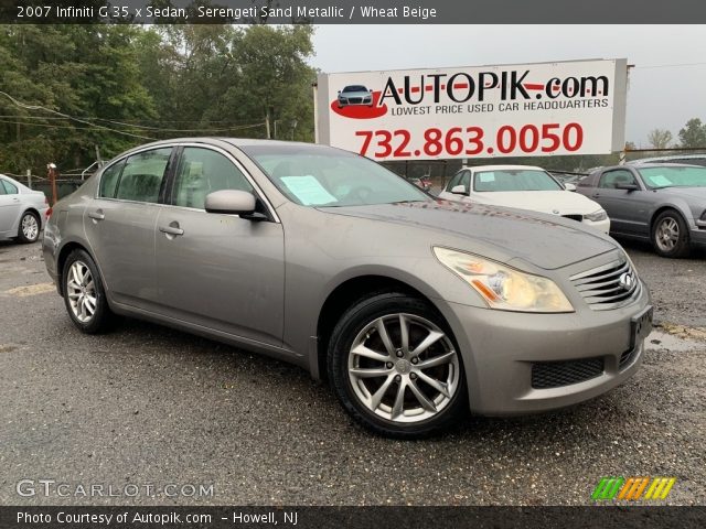 2007 Infiniti G 35 x Sedan in Serengeti Sand Metallic