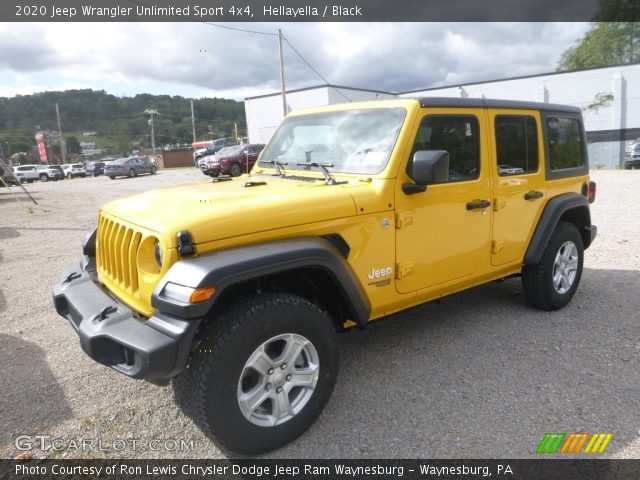 2020 Jeep Wrangler Unlimited Sport 4x4 in Hellayella