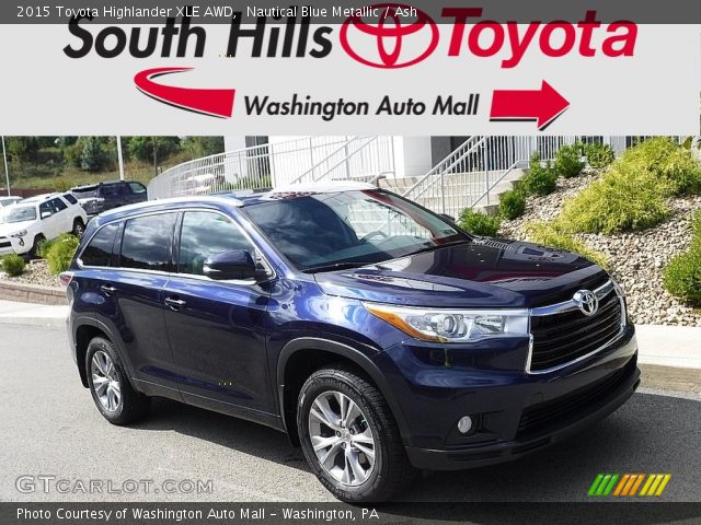 2015 Toyota Highlander XLE AWD in Nautical Blue Metallic