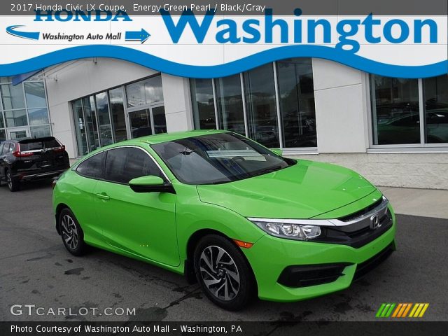 2017 Honda Civic LX Coupe in Energy Green Pearl