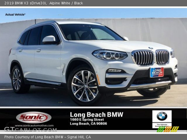 2019 BMW X3 sDrive30i in Alpine White