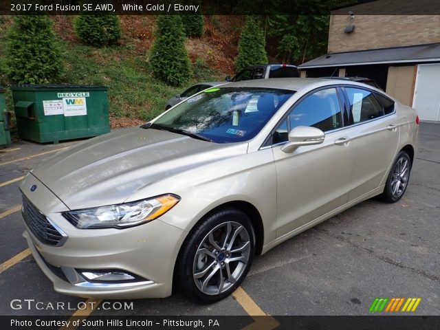 2017 Ford Fusion SE AWD in White Gold