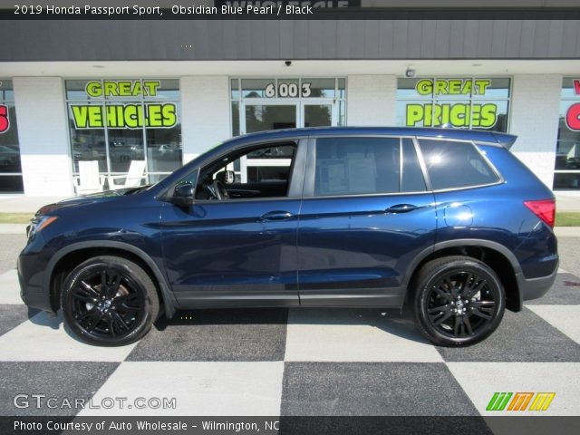 2019 Honda Passport Sport in Obsidian Blue Pearl