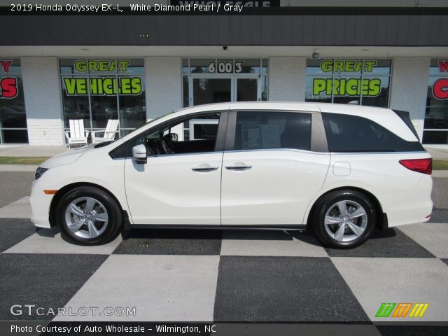 2019 Honda Odyssey EX-L in White Diamond Pearl