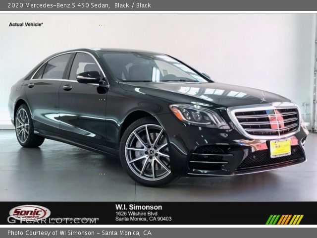 2020 Mercedes-Benz S 450 Sedan in Black