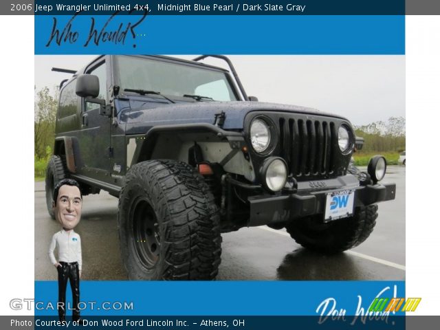 2006 Jeep Wrangler Unlimited 4x4 in Midnight Blue Pearl