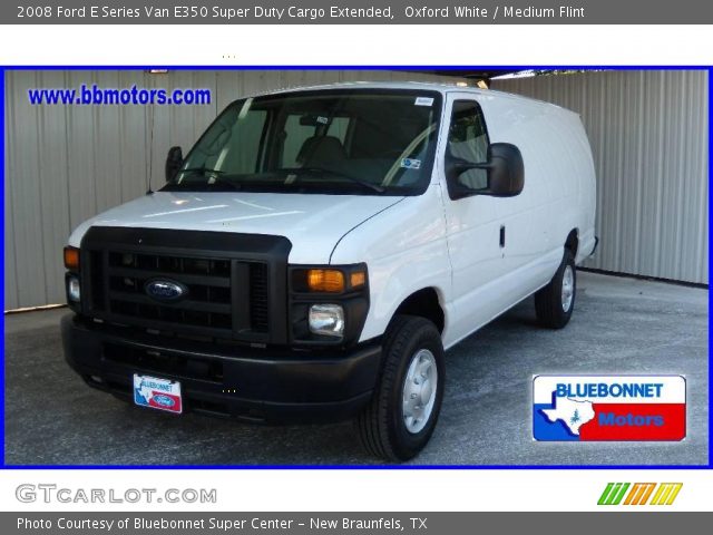 2008 Ford E Series Van E350 Super Duty Cargo Extended in Oxford White