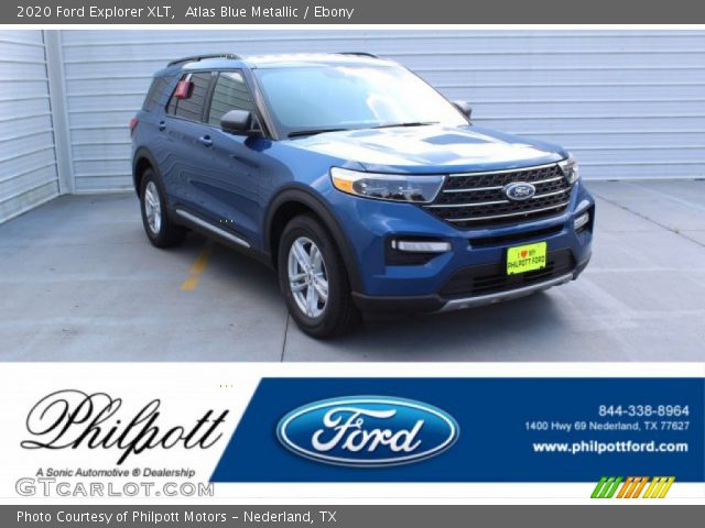 2020 Ford Explorer XLT in Atlas Blue Metallic