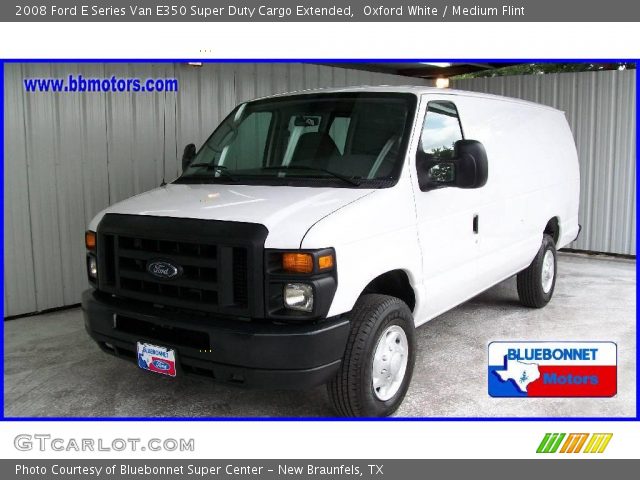 2008 Ford E Series Van E350 Super Duty Cargo Extended in Oxford White