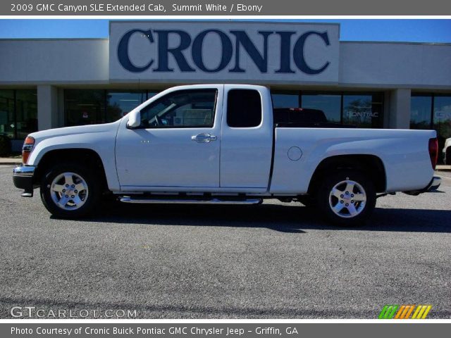 2009 GMC Canyon SLE Extended Cab in Summit White