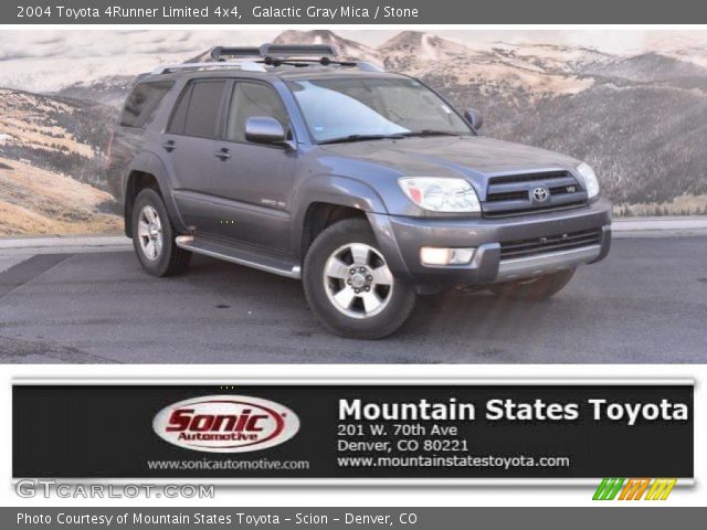 2004 Toyota 4Runner Limited 4x4 in Galactic Gray Mica