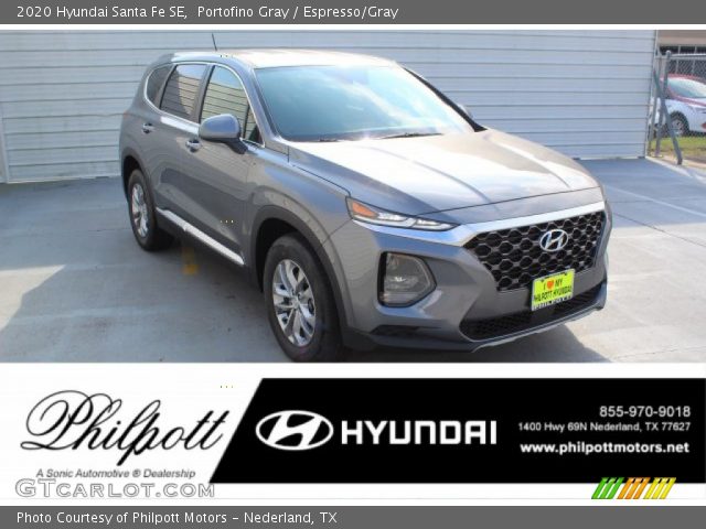 2020 Hyundai Santa Fe SE in Portofino Gray