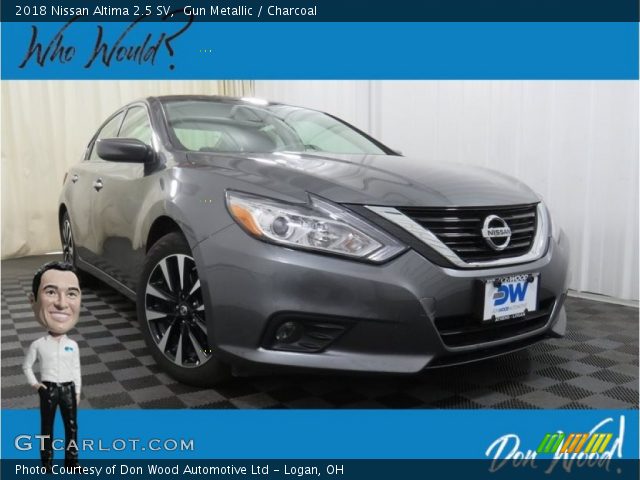 2018 Nissan Altima 2.5 SV in Gun Metallic