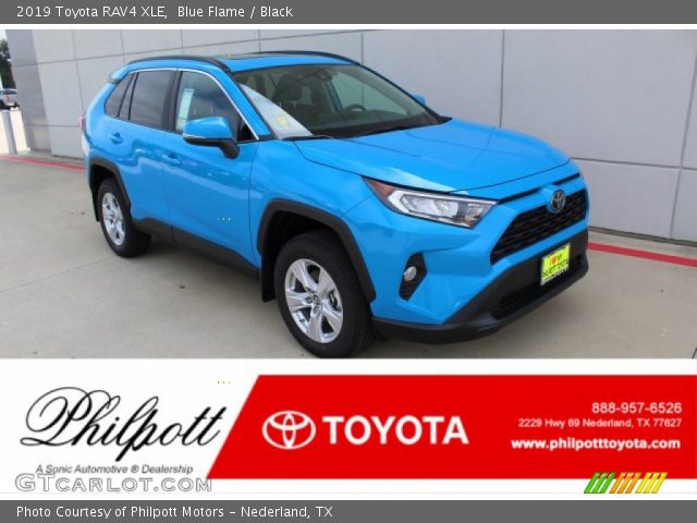 2019 Toyota RAV4 XLE in Blue Flame