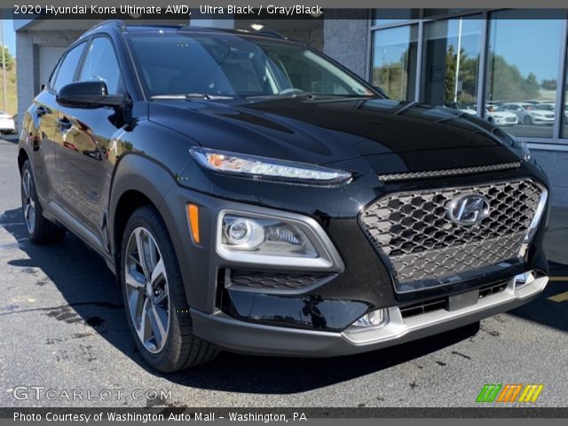 2020 Hyundai Kona Ultimate AWD in Ultra Black