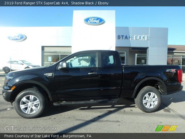 2019 Ford Ranger STX SuperCab 4x4 in Shadow Black