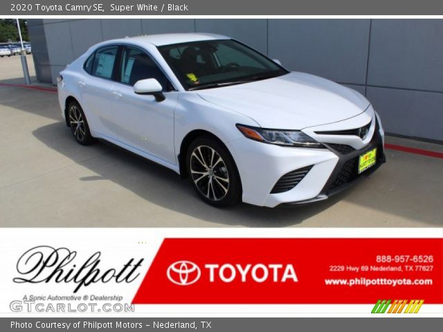 2020 Toyota Camry SE in Super White