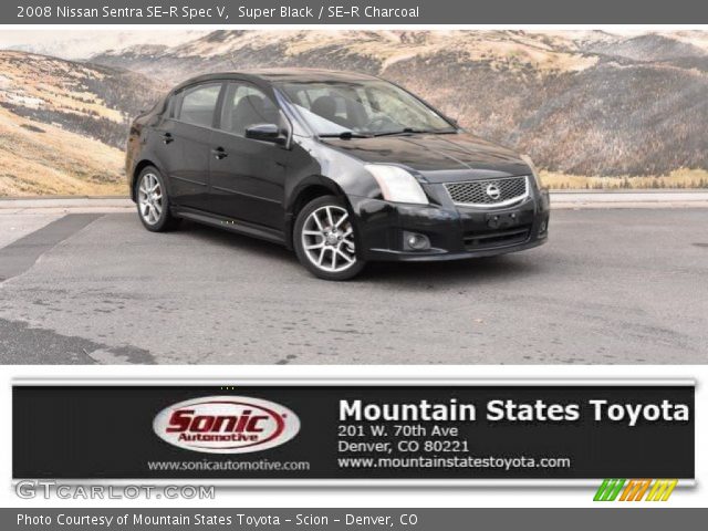 2008 Nissan Sentra SE-R Spec V in Super Black