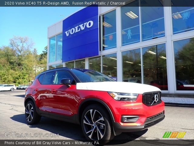 2020 Volvo XC40 T5 R-Design AWD in Fusion Red Metallic