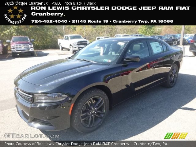 2019 Dodge Charger SXT AWD in Pitch Black