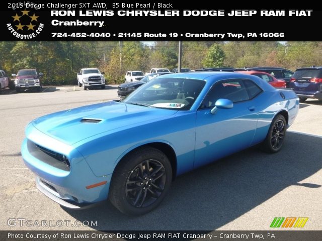 2019 Dodge Challenger SXT AWD in B5 Blue Pearl