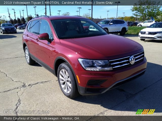 2019 Volkswagen Tiguan S 4MOTION in Cardinal Red Metallic