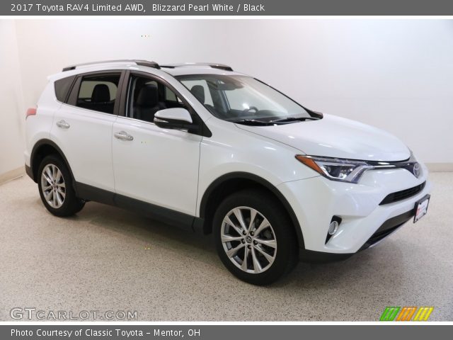 2017 Toyota RAV4 Limited AWD in Blizzard Pearl White