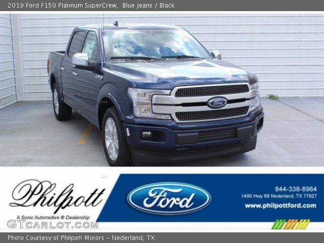 2019 Ford F150 Platinum SuperCrew in Blue Jeans