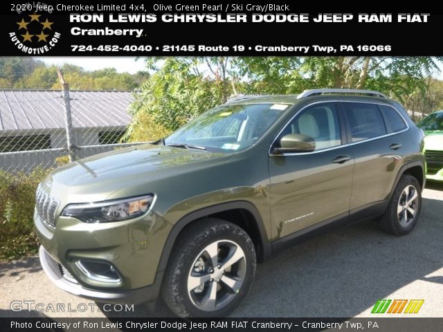 2020 Jeep Cherokee Limited 4x4 in Olive Green Pearl
