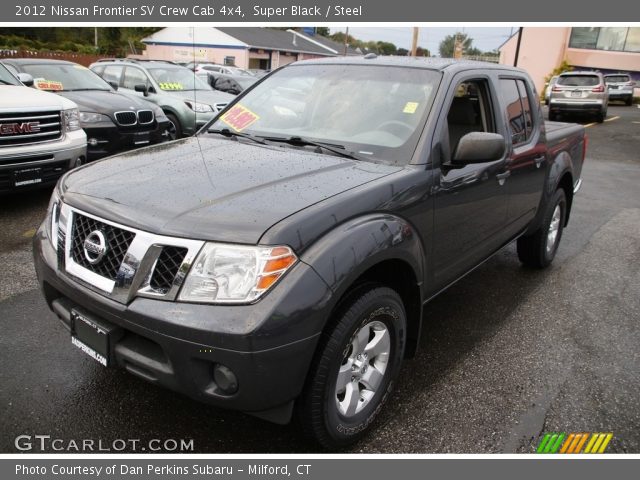 2012 Nissan Frontier SV Crew Cab 4x4 in Super Black