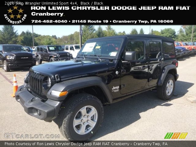 2020 Jeep Wrangler Unlimited Sport 4x4 in Black