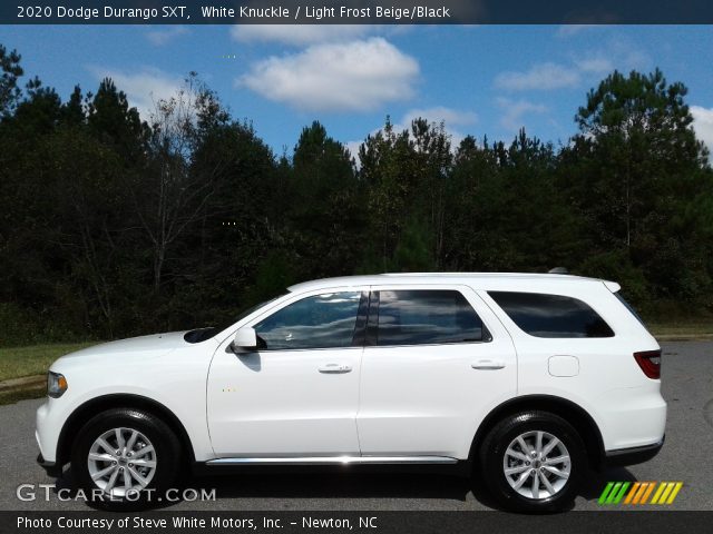 2020 Dodge Durango SXT in White Knuckle